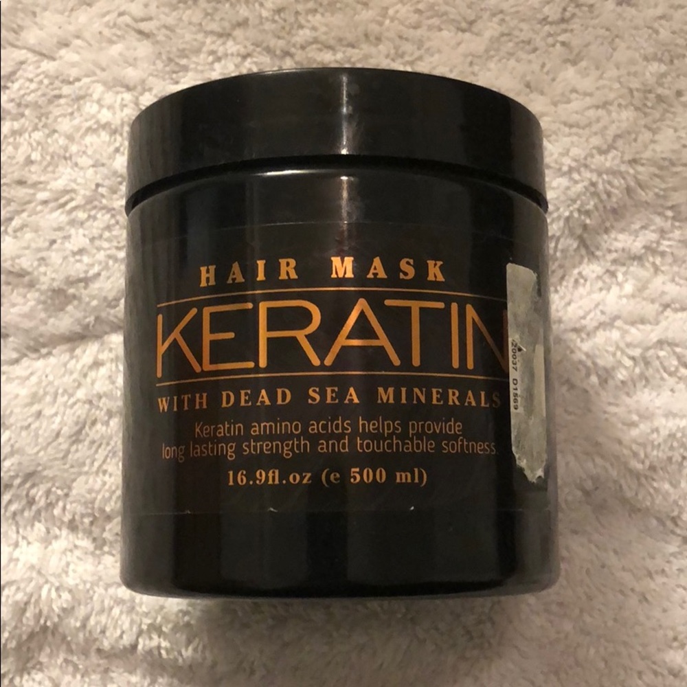 Keratin hair mask with Dead Sea minerals